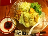 「塩冷しわんたんめん」@広州市場 五反田店の写真