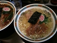 「塩ラーメン＋チャーハン（￥650＋￥650）」@元祖中華そば 海龍の写真