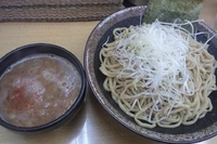 「太麺（中 300g）辛肉四川醤味＋味玉」@つけ麺 渡辺 本店の写真