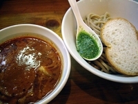 「【限定】海老トマトつけ麺（小）、850円」@らーめん・つけめん いつ樹の写真