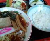 「ラーメン定食700円」@中華・定食の店 大連の写真