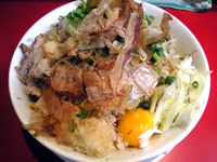 「まぜそば(冷やし)(780円)」@用心棒の写真