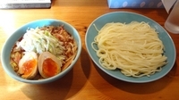 「特つけそば（700円）＋野菜（100円）＋味玉（100円）」@つけそば屋 麺楽の写真