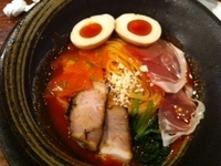 「トマト冷麺」@つけ麺 上方屋 五郎ヱ門 福島店の写真