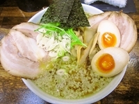 「チョッテリ(大盛り、細麺)+味玉(700+100円)」@宗家一条流がんこラーメン 八代目直系の写真