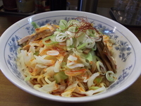 「からしあえめん（2辛）　650円のところｸｰﾎﾟﾝで500円」@中華そば・特製もりそば 己勝軒 満帆の写真