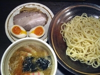 「特製つけめん（1玉、ネギ抜き）、950円」@らー麺 夢あかりの写真