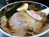 「しょうゆ拉麺　大盛・メンマ」@玉川大盛軒の写真