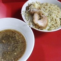 「ラーメン＋【期間限定】つけ麺券」@ラーメン二郎 西台駅前店の写真