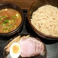 「海老魚介つけ麺　あつもり」@麺屋 杏爪の写真