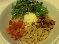 「イタリアン油そば　大盛300ｇ　￥800」@ジャンク堂の写真