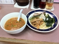 「つけ麺　みそ」@くるまやラーメン おゆみ店の写真