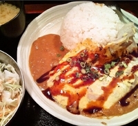 「とんぺいカレー(700円)」@浜焼酒場 漁場の二代目の写真