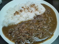 「牛すじカレーライス大盛 牛すじ追加」@牛すじカレー 小さなカレー家の写真