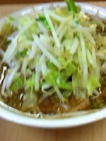 「小ラーメン　ニンニク」@ラーメン二郎 京成大久保店の写真