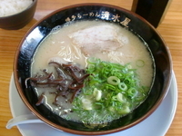 「博多らーめん(￥580)」@博多ラーメン 清水屋の写真