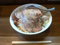 「ラーメン･テキサス（麺少、ヤサイチョイ、ニンニク、カラメ）」@ラーメンアキラの写真