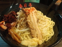 「海老辛ジャン油そば(ニンニク多め)」@油そば 春日亭 渋谷店の写真