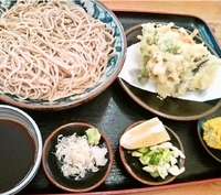 「天もりそば+大盛り（800円+100円）」@大志庵の写真