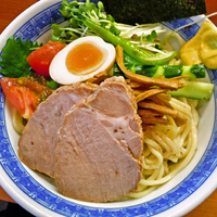 「冷やし中華（中盛り）　￥８９０　＋　スープ割」@麺恋処 いそじの写真