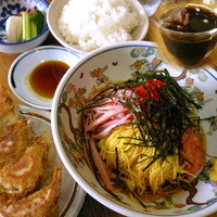 「冷し中華セット 1,400円」@手打ち餃子の店 ちゃいなハウスの写真