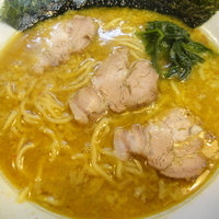 「カレーラーメン・小盛り（麺硬め）６５０円」@ラーメンショップ 大潟店の写真