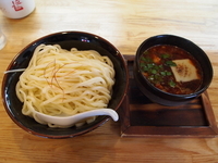 「名古屋つけ麺（大盛）+ライス+キムチ」@二代目 白神の写真