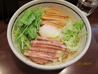 「こってり汁なし750円、バクダン、ニンニク(無料)」@麺屋 旬の写真