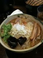 「塩ラーメン 大盛（900円）＋海老ワンタン」@いち井の写真