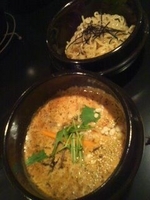 「スパイス　つけめん」@スパイス&ラーメン 橙オレンジの写真