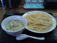 「紅塩つけ麺大盛りこってり680円」@つけ麺 彩の写真