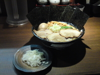 「得らーめん（大盛り，玉ねぎ）880円」@麺家 ぶらいとんの写真