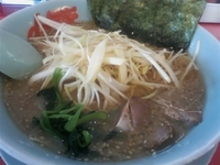 「味噌ネギラーメン（濃いめ・麺硬め）690円」@ラーメン山岡家 八千代店の写真
