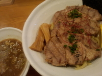 「グリルチャーシューつけ麺（夜限定）」@麺道 GENTENの写真