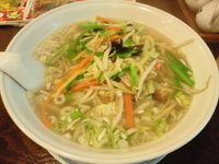 「やさいたっぷり塩味(580円)」@中華菜館 光が丘店の写真