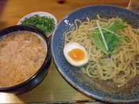 「坦々つけめん・九条ねぎ」@元家うめのや 坂戸店の写真