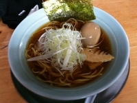 「らーめん+味玉(¥600+¥100)」@赤のれんの写真