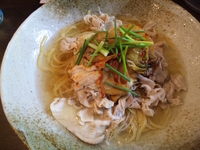 「キムチ冷麺（８５０円）」@彩色ラーメン きんせい 高槻駅前店の写真
