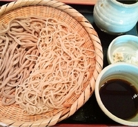 「合いもり(黒挽きと十割)840円」@そば処 椿野の写真