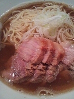 「肉そば（中盛）」@自家製麺 伊藤の写真