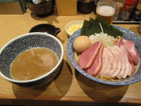 「和えつけ鶏白湯そば880円、鶏チャーシュー150円、チーズ5」@麺屋 一燈の写真