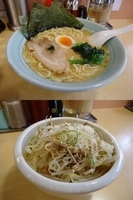 「『南林ラーメン+ニンニクご飯(￥650+250)』」@横浜らーめん 實家の写真