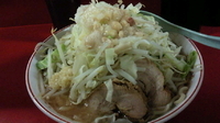 「ラーメン(バリカタ・野菜マシ・アブラマシ・にんにく少し)」@ラーメン二郎 湘南藤沢店の写真