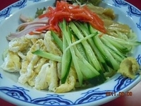 「冷し中華そば　750円」@しずく苑の写真