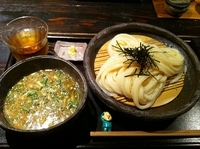 「葱とゴマのつけ麺」@手打うどん 山元麺蔵の写真