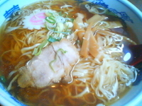 「手打ちらーめん　　　（￥６００）」@湯本ハイカラ中華 日清亭 本店の写真