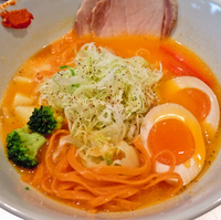 「ベジそば￥８００　＋　味玉￥１００」@ソラノイロ ARTISAN NOODLESの写真