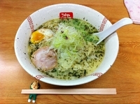 「塩ラーメン（しそ入り）」@らーめん 弥七の写真