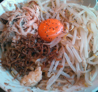 「汁なし麺」@麺とび六方 茅野店の写真