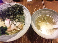 「柚子塩つけ麺」@らーめん 汐そば屋の写真